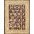 Pasargad Home Denver Hand-Knotted Purple Lamb'S Wool Area Rug- 9 Ft. 2 In. X 12 Ft. 2 In. PKB-1209 9x12